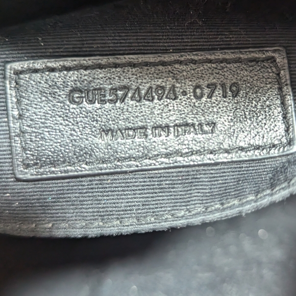 Saint Laurent Lou Camera Bag Matelasse Chevron Leather Small Red - Picture 7 of 10